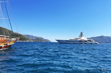 Muğla haber! Mega yat "Anna" Marmaris'te