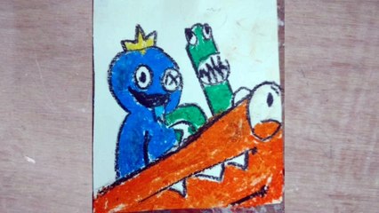 Rainbow friends character drawing /Roblox Rainbow friend