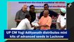 UP CM Yogi Adityanath distributes mini kits of advanced seeds in Lucknow