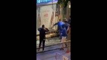 El vandalismo y una muerte violenta empañan La Mercè en Barcelona