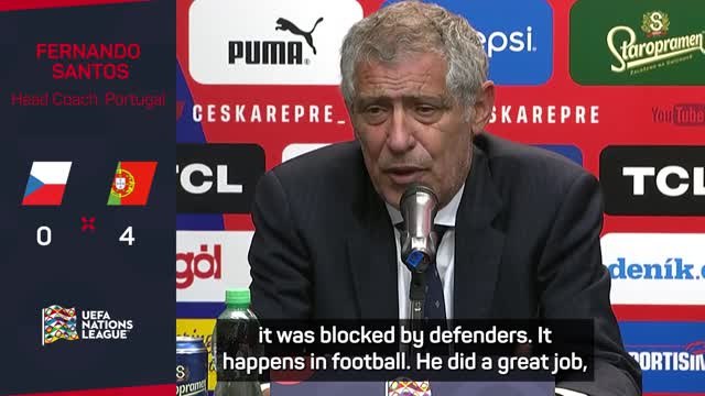 Santos lauds Cristiano Ronaldo despite frustrating night in front of goal