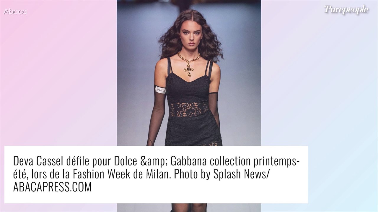 Deva Cassel en dentelle et transparence, elle fait la fierté de sa maman Monica Bellucci