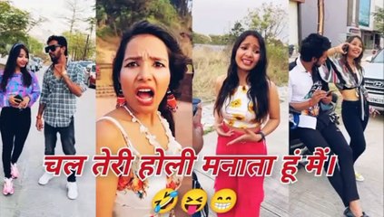 Parul and Veer Indori Funny videos| parul tiktok | Parul oye Indori tiktok comedy videos