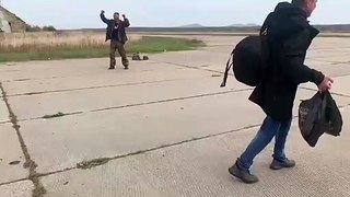 Eastern russian airfield drunken recruits