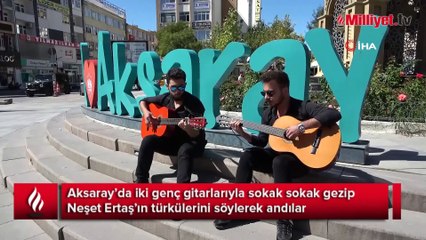 Aksaray sokaklarında “Neredesin sen” türküsüyle Neşet Ertaş’ı andılar