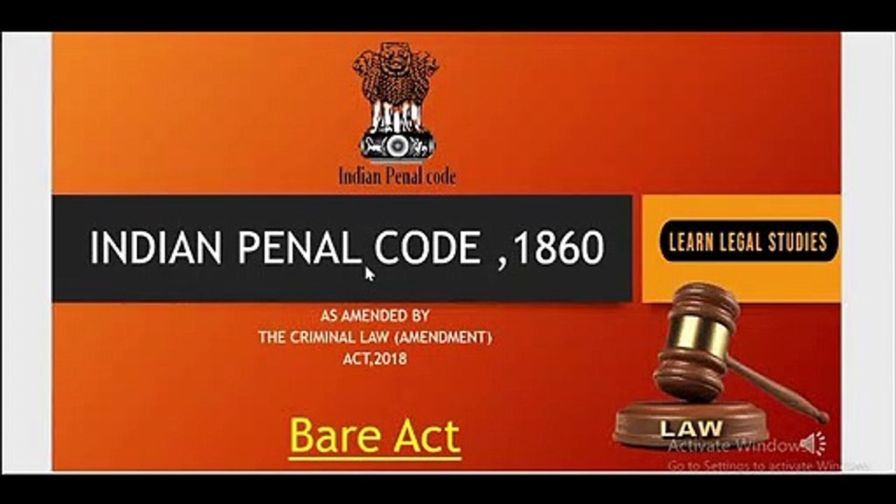 AS AMENDED BY THE CRIMINAL LAW ACT,2018