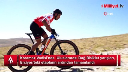 Erciyes'te Uluslararası Dağ Bisikleti heyecanı yaşandı