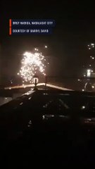 Sparking electric wires in Mabalacat, Pampanga | #KardingPH