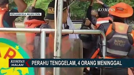 Perahu yang Memuat Rombongan Calon Pengantin Tenggelam di Perairan Desa Paslal, 4 Orang Meninggal
