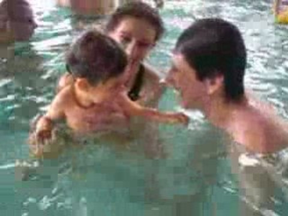 a la piscine