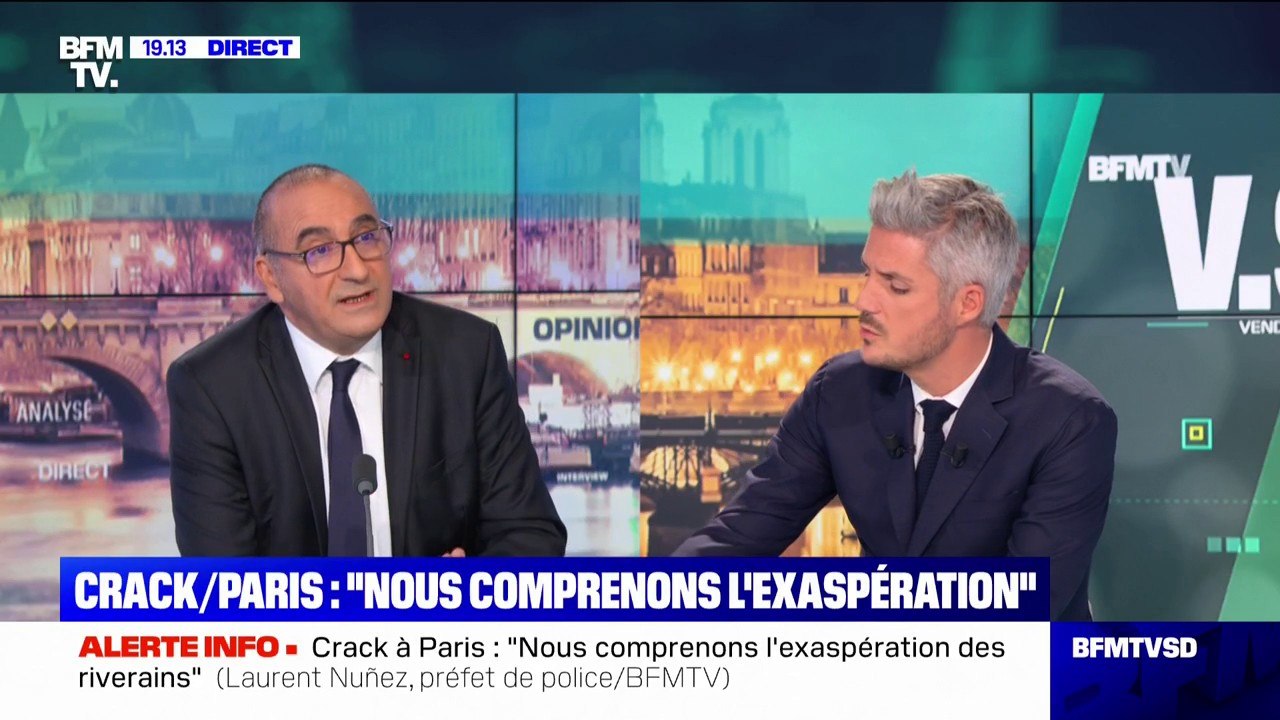 Crack à Paris: "Nous sommes présents de jour comme de nuit" sur ce secteur, affirme Laurent Nuñez, préfet de police de Paris
