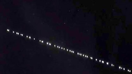 Elon Musk'ın 'Starlink' uyduları Elazığ'da görüldü