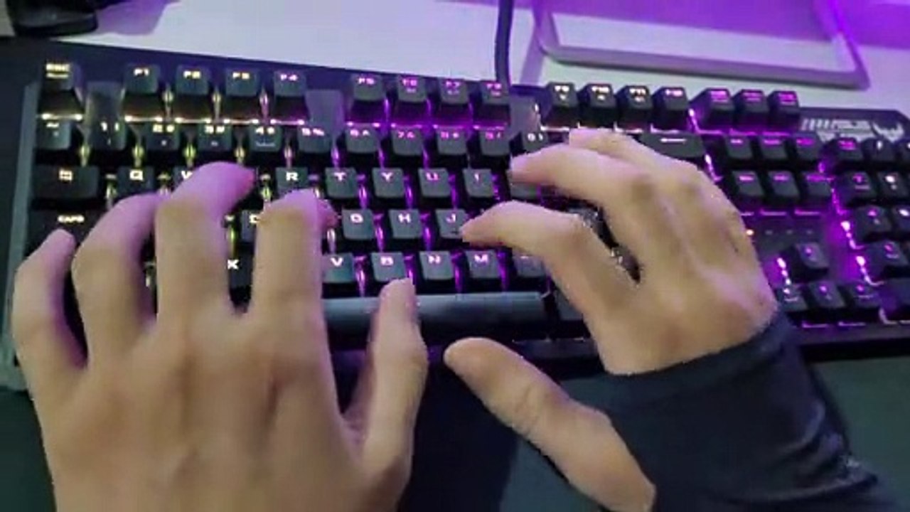 Calming keyboard typing sounds for ASMR relaxation in India .