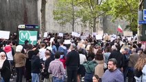 Son dakika haberi... İranlı Mahsa Emini'nin ölümü, Fransa'da protesto edildi