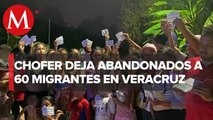 Más de 60 migrantes quedan varados en Veracruz