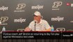 Purdue coach Jeff Brohm on returning to Big Ten play against Minnesota next week