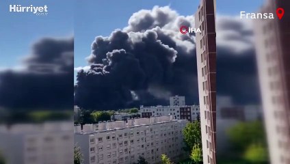 Fransa’daki dünyanın en büyük taze toptan gıda pazarında yangın