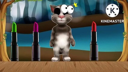 Talking Tom Cat lipstick makeup Video _ Lipstick Video _ Talking Tom _ _talkingtom _lipstick _lips(360P)