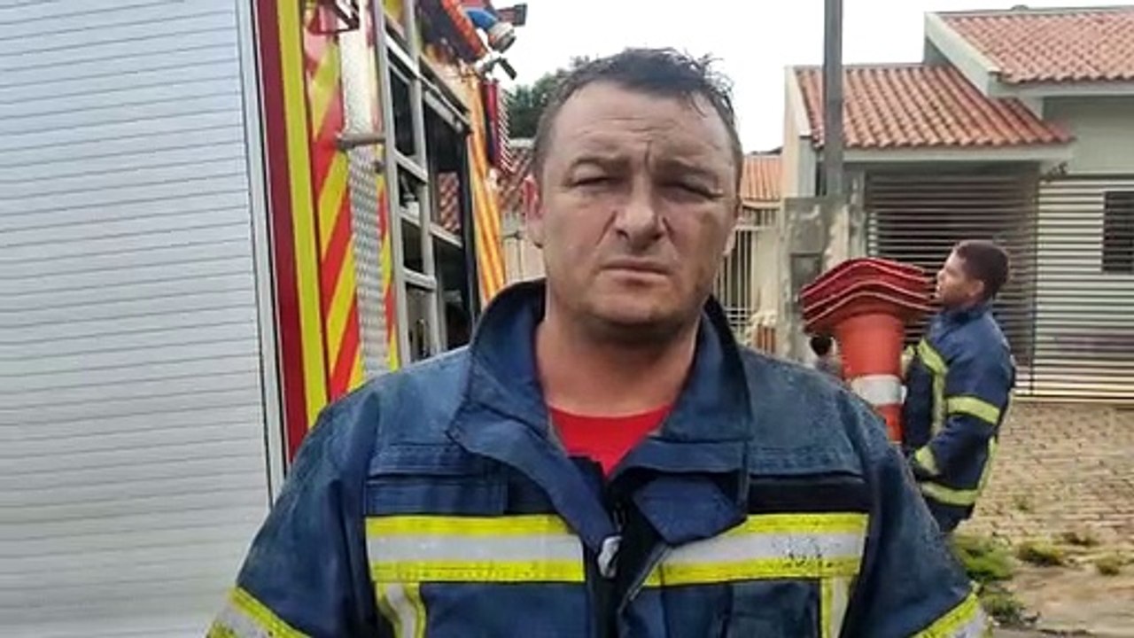 Cabo David fala sobre incêndio que destruiu parte de residência no bairro San Martin