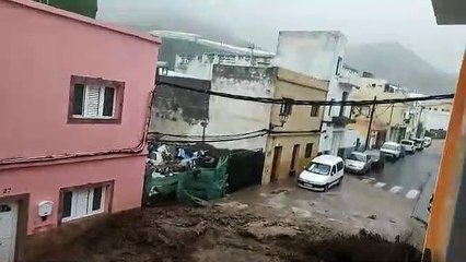 Las consecuencias de Hermine en La Aldea de San Nicolás