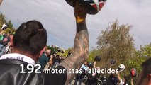 Protesta de motoristas en toda España para exigir a la DGT más seguridad en las carreteras