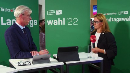 Elfriede Hörtnagl-Zofall im TT-Wahlstudio