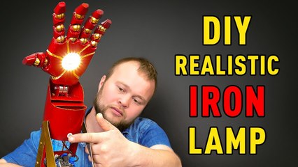 Iron Man Lamp From Soda Cans __ Special Version