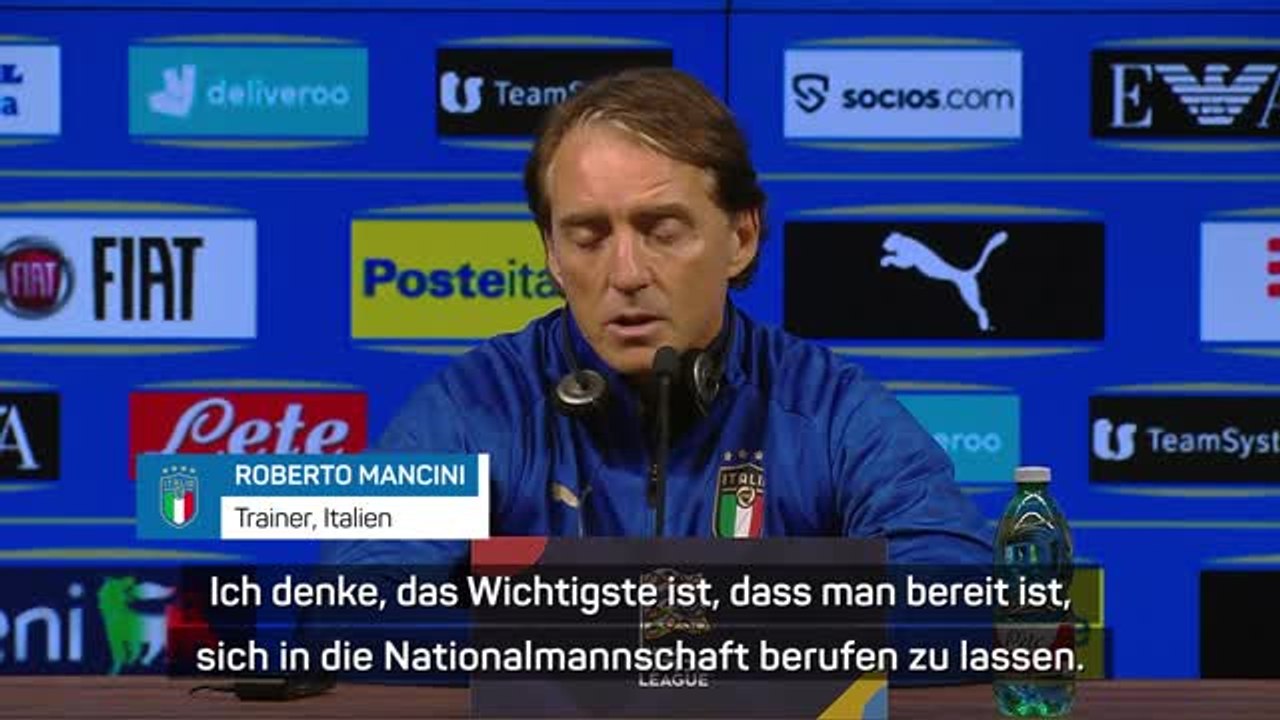 Mancini: Spieler sollten Nationalteam mehr lieben