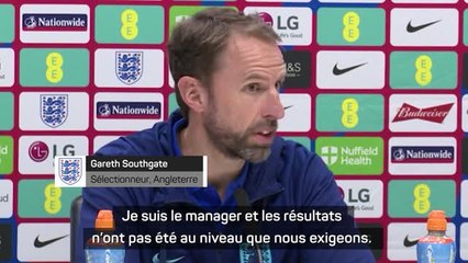 CdM 2022 - L'Angleterre déclassée, Southgate critiqué : "C'est toujours le cas dans le football"