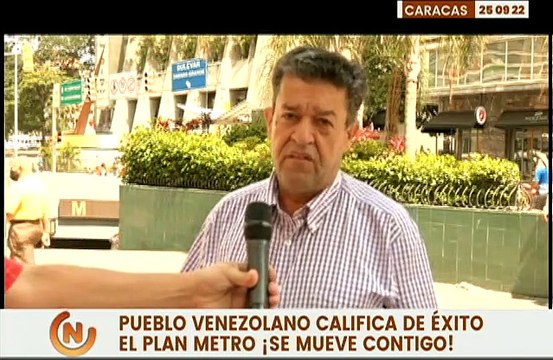 Caraqueños ven oportuno y con éxito el Plan Metro se Mueve Contigo