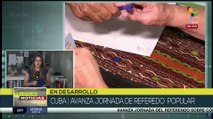 Cuba: Autoridades de mesas electorales realizan conteos preliminares de participación en referendo