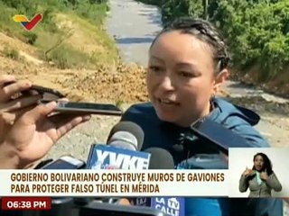 Download Video: Gobierno Bolivariano realiza muro de gaviones en falso túnel ubicado en el sector Garibaldi del estado Mérida