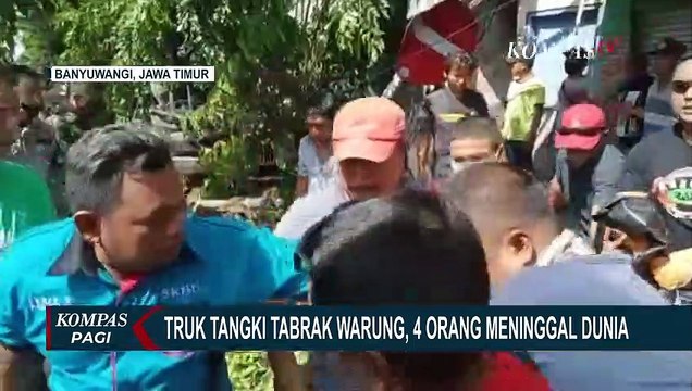 4 Orang Meninggal Dunia dalam Kecelakaan Maut Truk Tabrak Warung di Banyuwangi, Begini Kronologinya