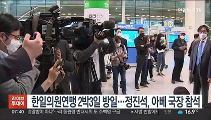 한일의원연맹 2박3일 방일…아베 국장 참석