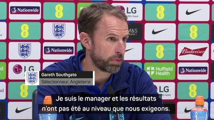 CdM 2022 - L'Angleterre déclassée, Southgate critiqué : "C'est toujours le cas dans le football"