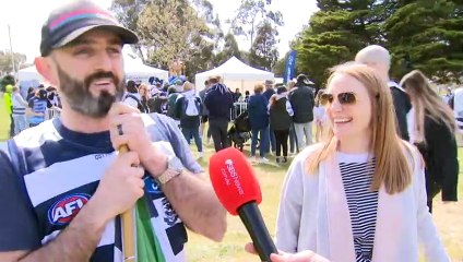 The Geelong Cats sent a wave of electricity through Victoria's second city winning against rival Sydney Swans