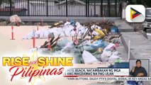 Manila Baywalk Dolomite Beach, natambakan ng mga basura matapos ang magdamag na pag-ulan
