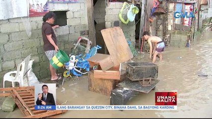 Putik, tumambad sa mga residente sa San Mateo, Rizal matapos humupa ang baha | UB
