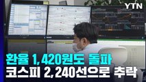 환율 1,420원도 돌파...코스피 2,240선으로 추락 / YTN