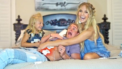 We made Cole take a birth pain simulator... (gone wrong)