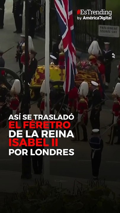 Así fue el último adiós de la reina Isabel II en las calles de Londres
