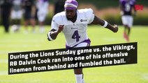 Vikings’ Dalvin Cook Suffers Shoulder Injury on Wacky Play vs. Lions