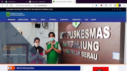 TUTORIAL INPUT BERITA DI KECAMATAN