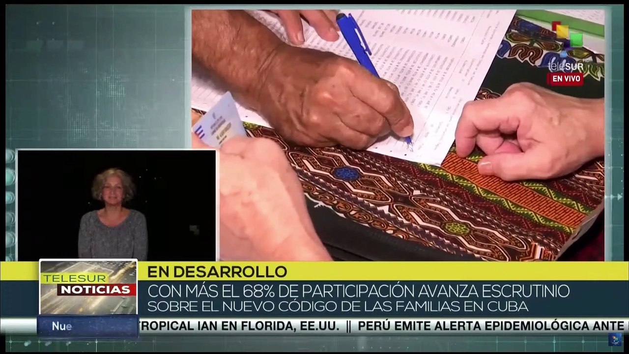 teleSUR Noticias 21:30 25-09: Jornada de referendo en Cuba contó con participación del 68,91%