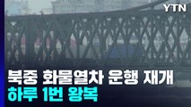 북중 화물열차 150일 만에 운행 재개...하루 1번 왕복 / YTN
