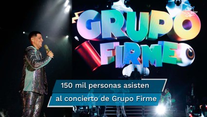 Al grito de “Sí se pudo” y entre empujones inicia concierto de Grupo Firme en el Zócalo
