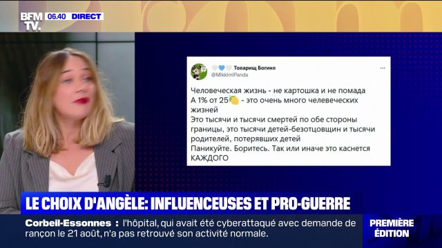 Le choix d'Angèle - Comment des influenceuses russes minimisent l'appel à la mobilisation de Poutine