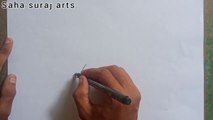 How to draw deer scenery step by step | deer scenery drawing step by step | how to draw deer scenery with oil pastel