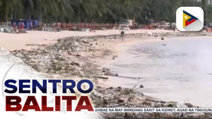 Mga basura, tumambad sa Manila Baywalk Dolomite beach matapos ang pananalasa ng Bagyong Karding