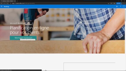 Démarrer sur Microsoft Bookings